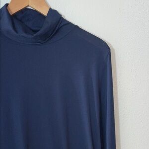 Pendleton Navy Modal Pima Cotton Long Sleeve Turtleneck Top Size XL Classic Fit
